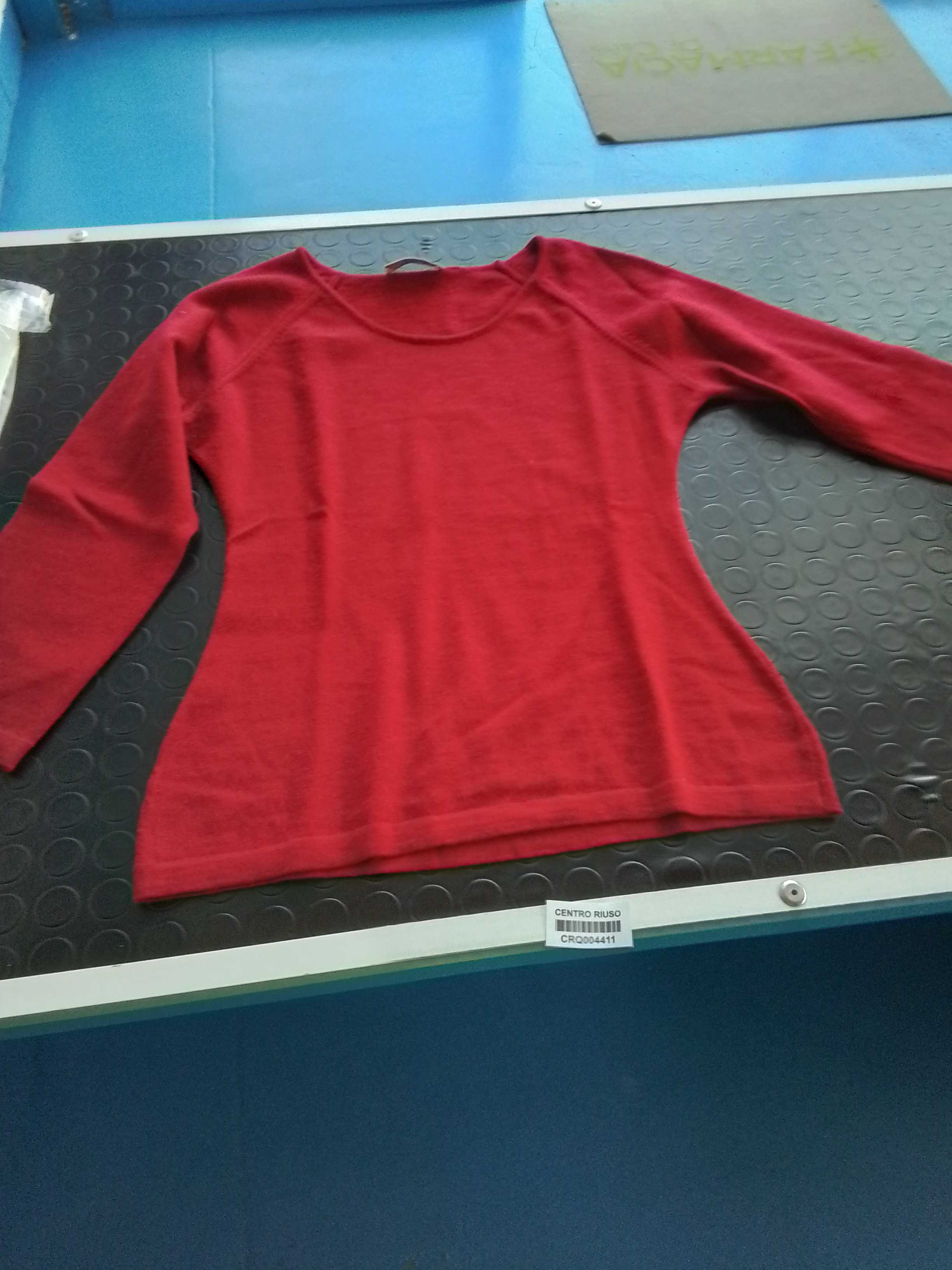 maglione rosso donna tg s