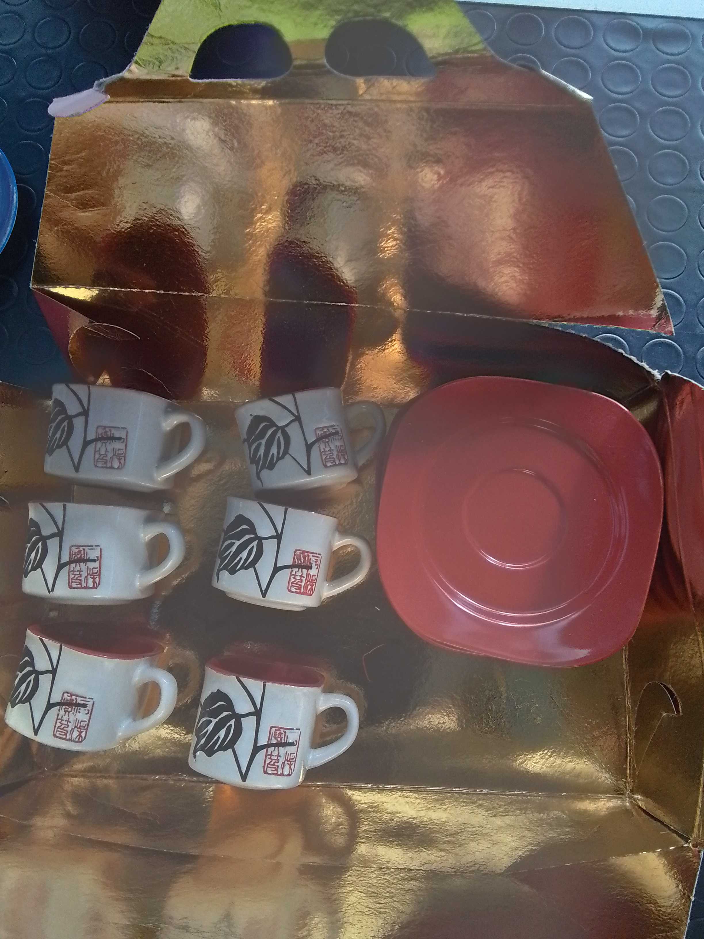 set 6 tazzine da caffè 