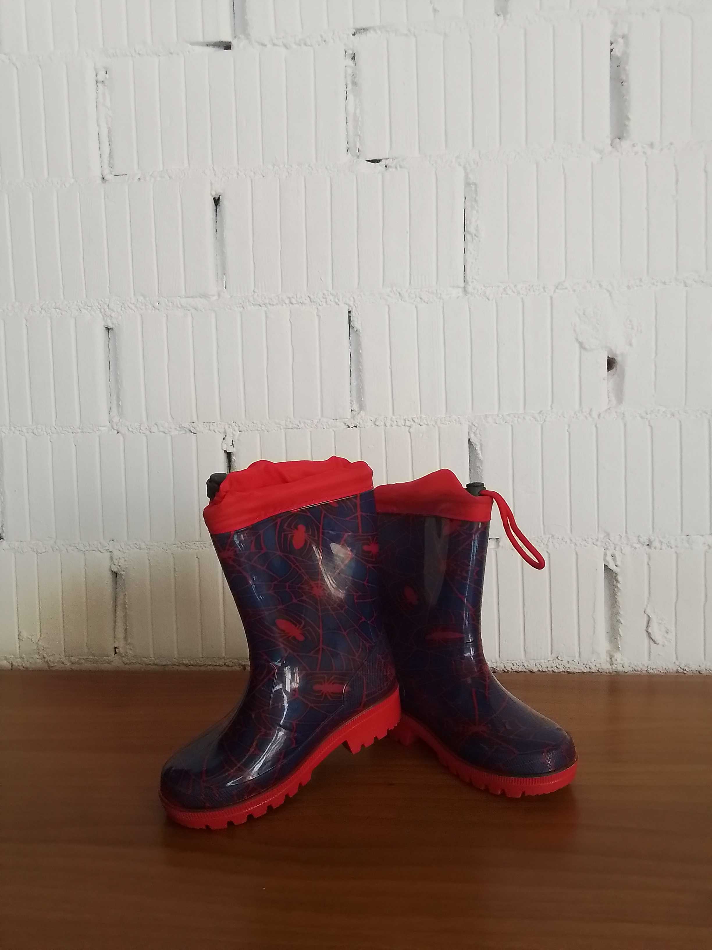 Stivaletti pioggia SpiderMan bimbo tg 26/27