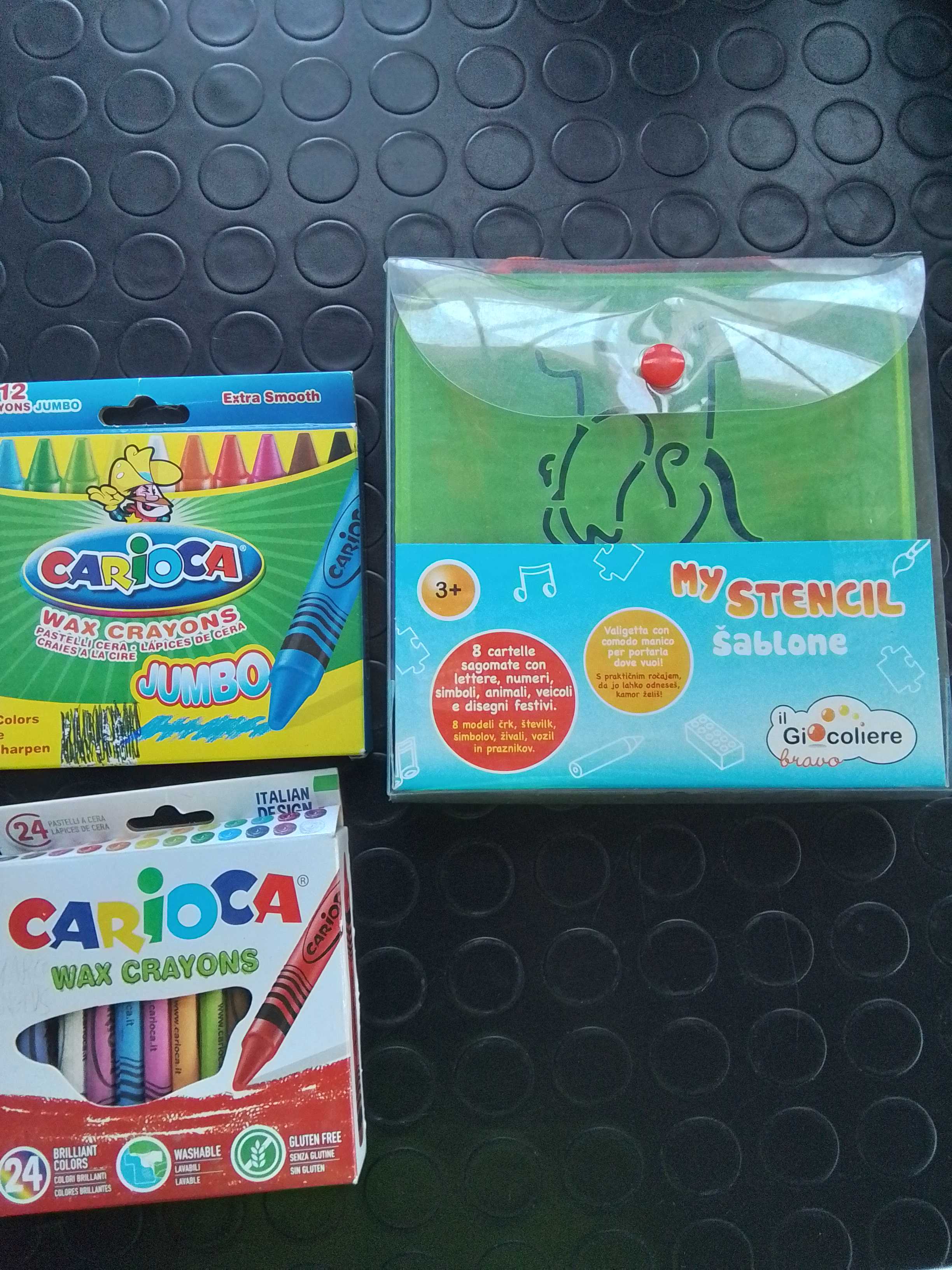 Stencili + colori 