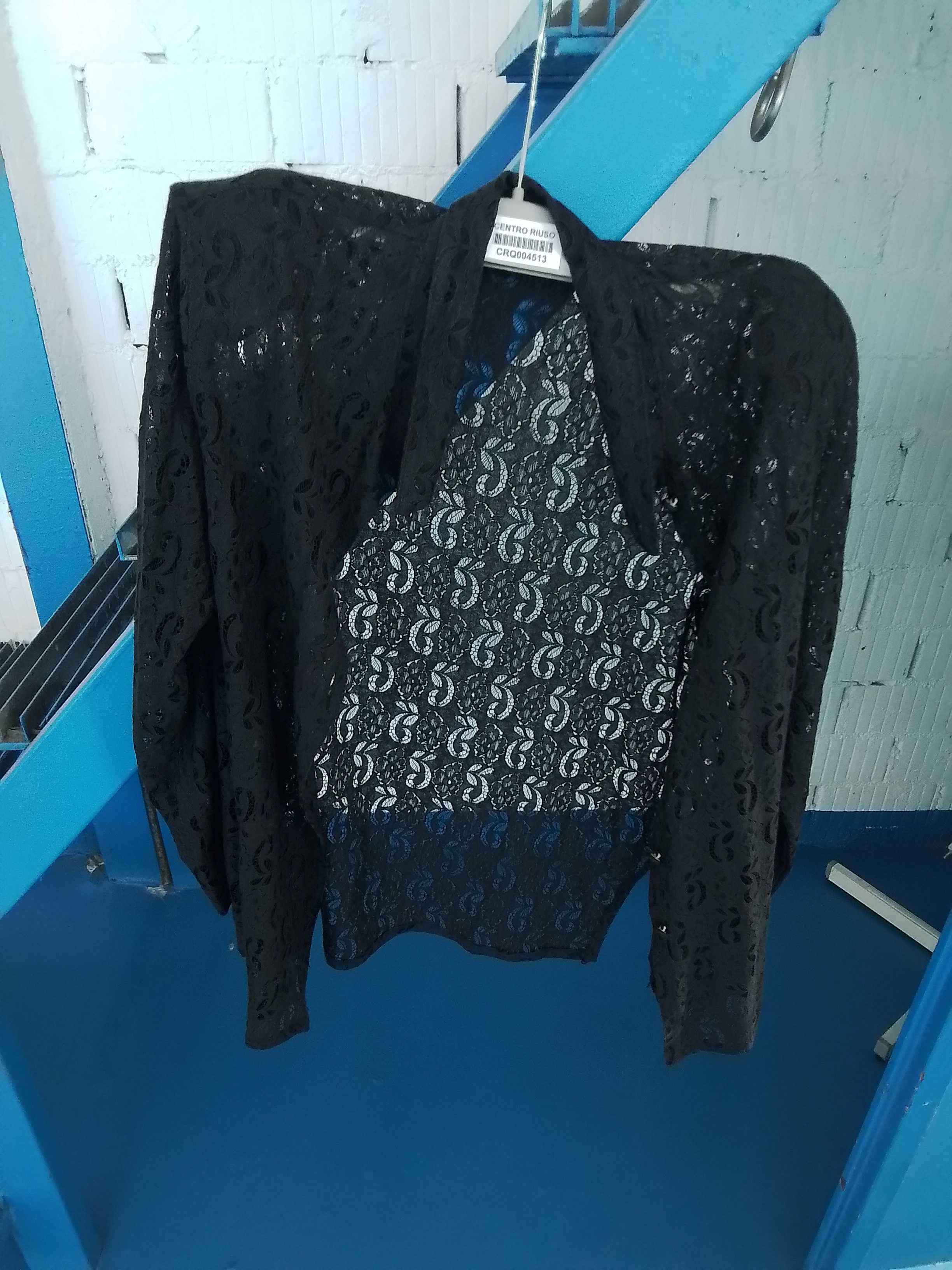 camicia donna in pizzo tg s