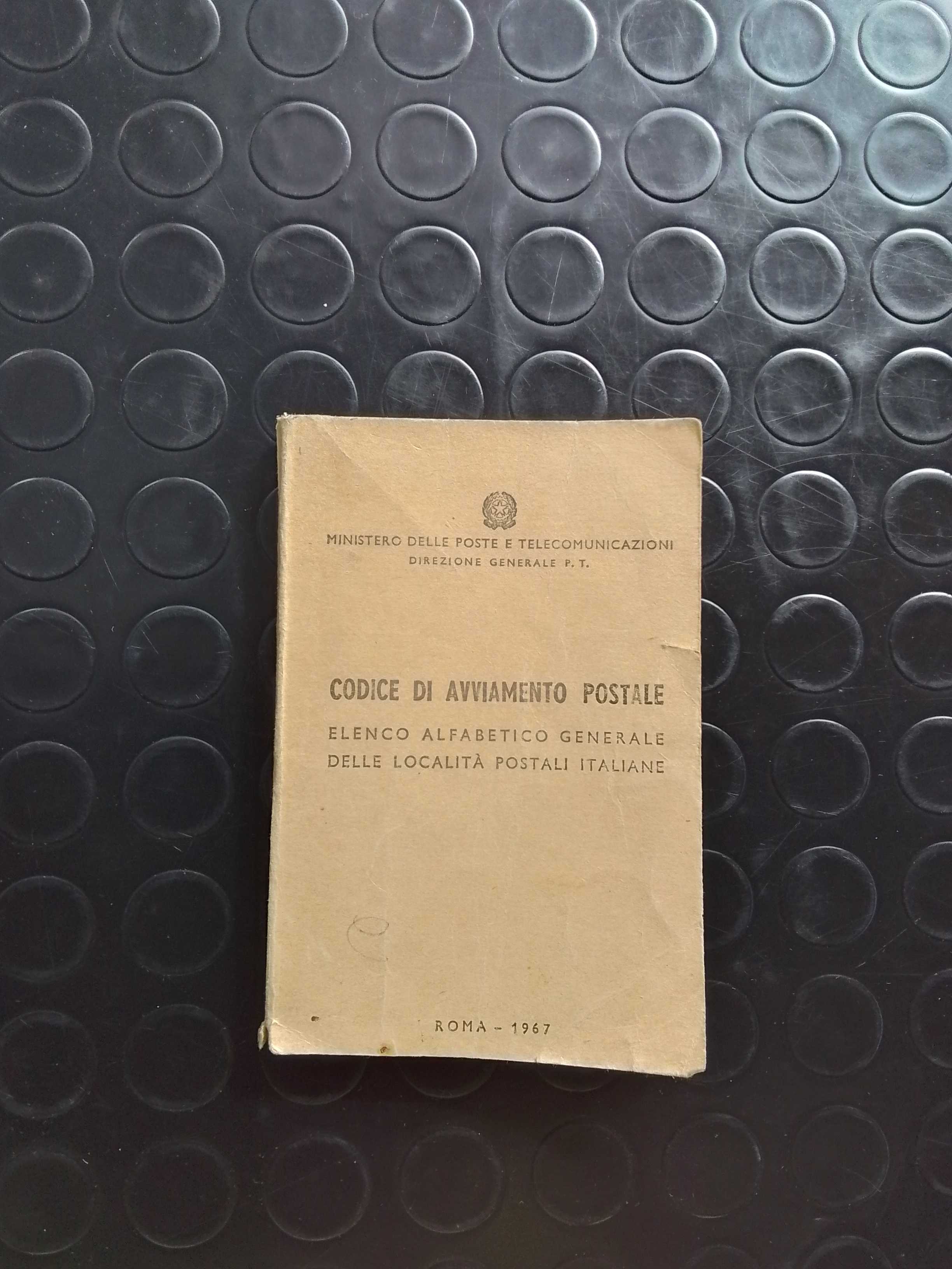 libretto dei codici di avviamento postale