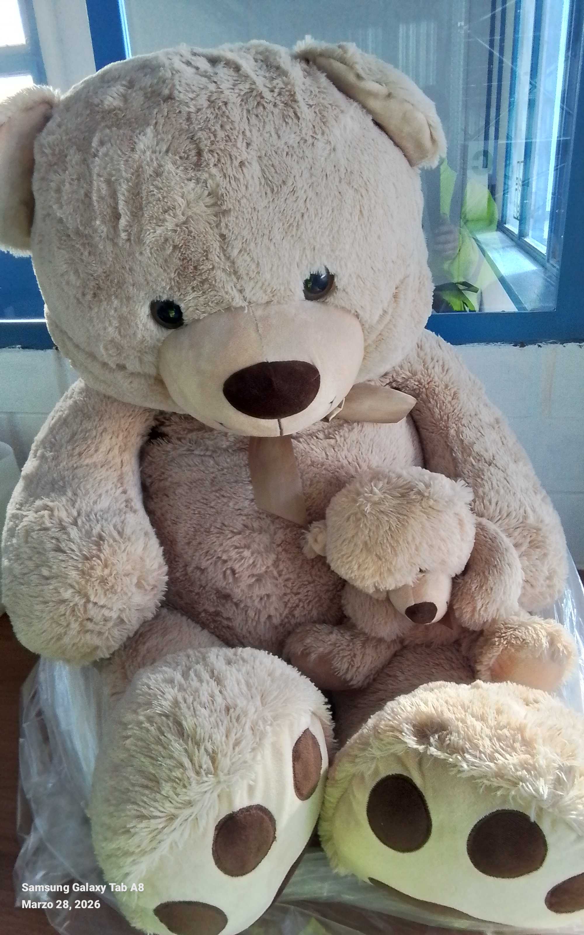 Peluche Orsa e cucciolo (Grande)