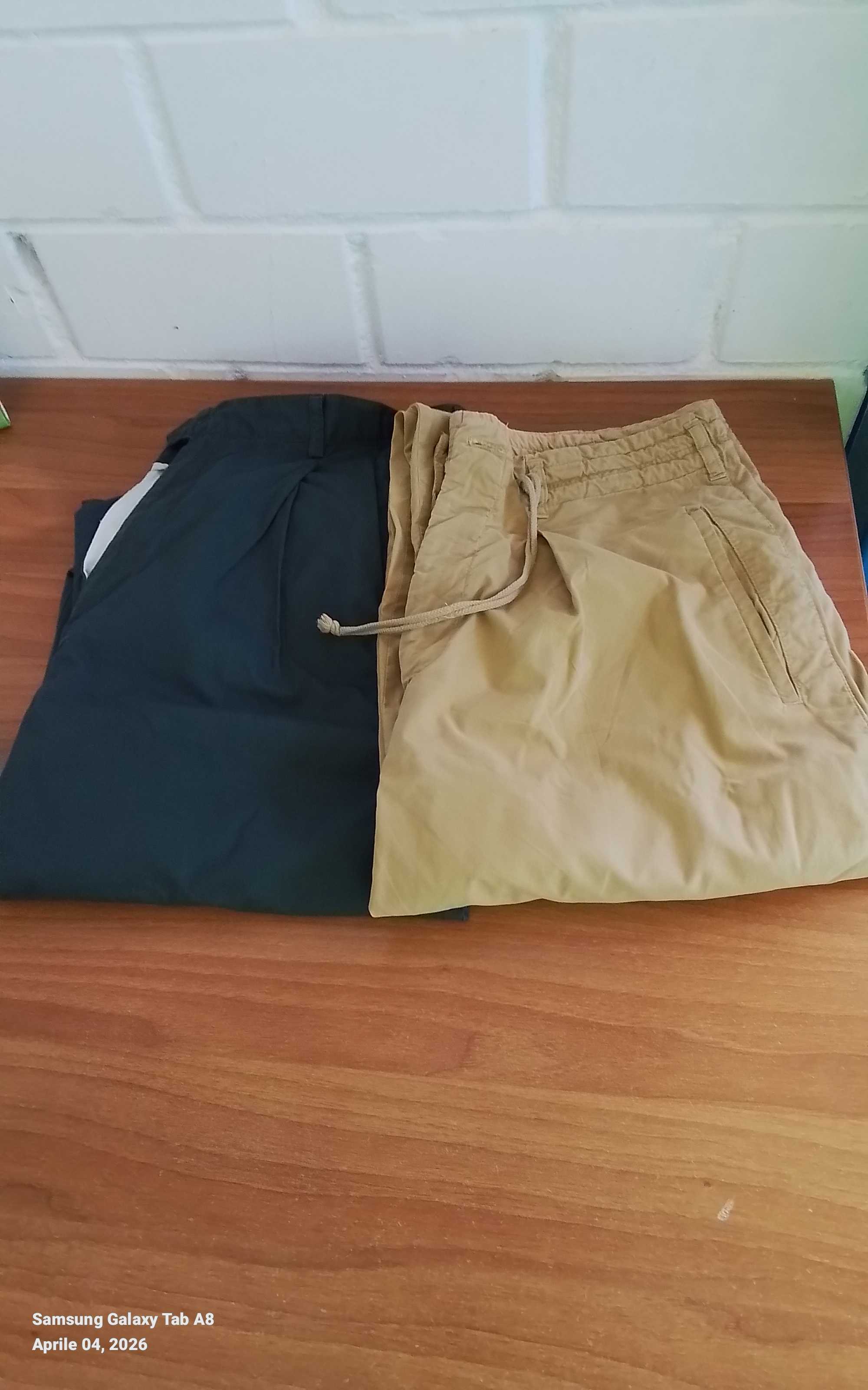 pantaloni uomo tg 48