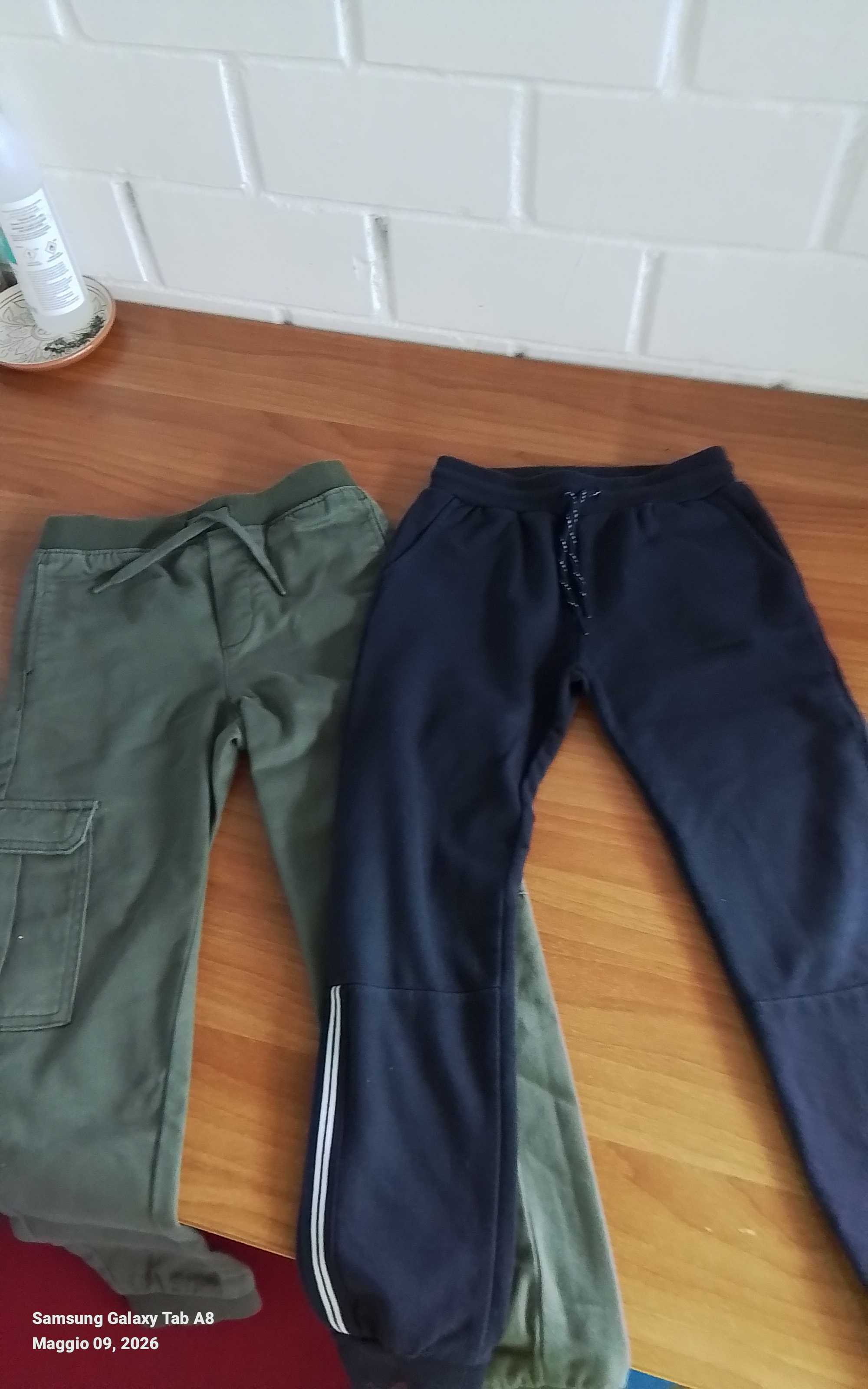 pantaloni bimbo 6/7 ann