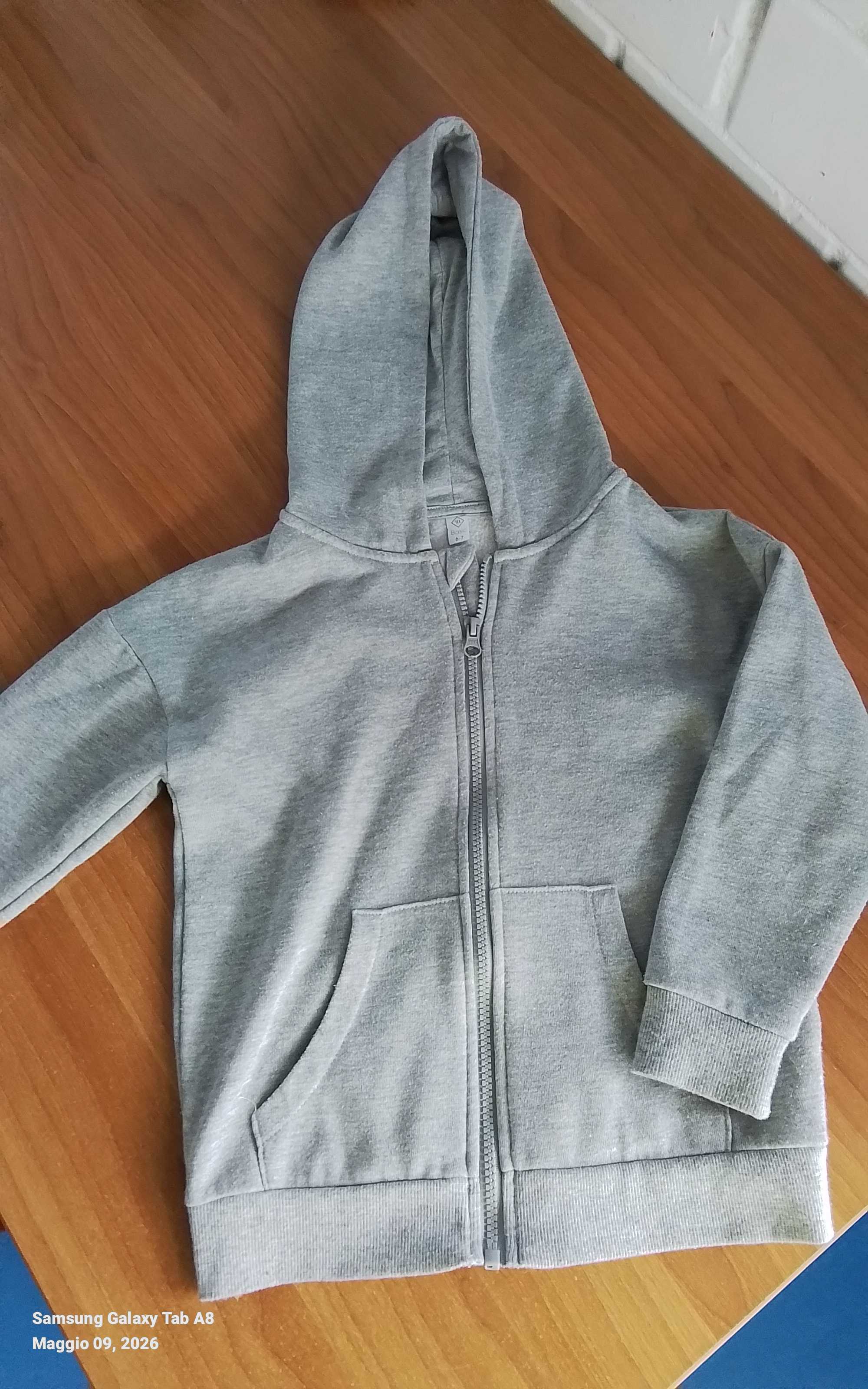 felpa bimbo tg 6/7 anni