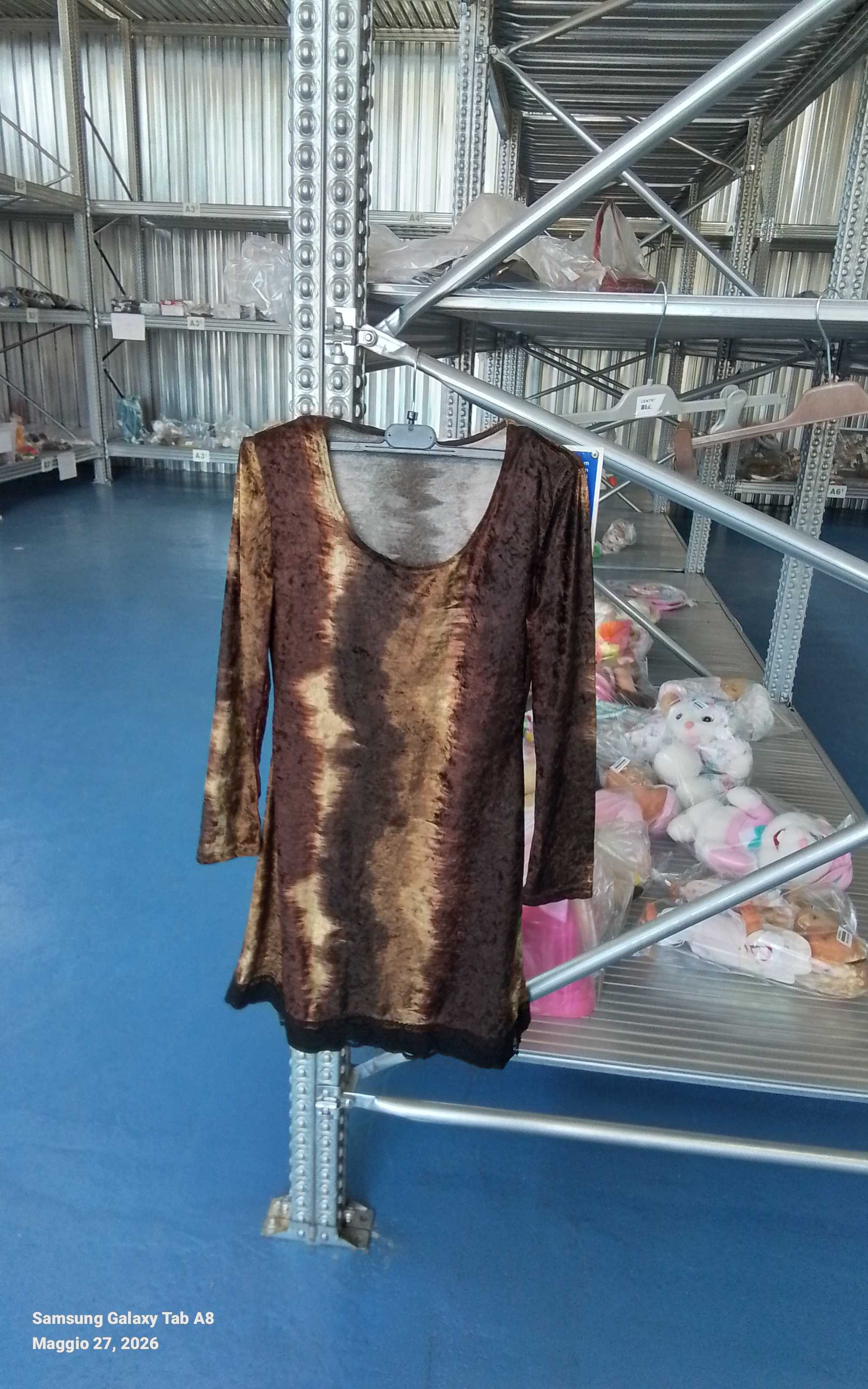 vestitino in velluto tg xs/s