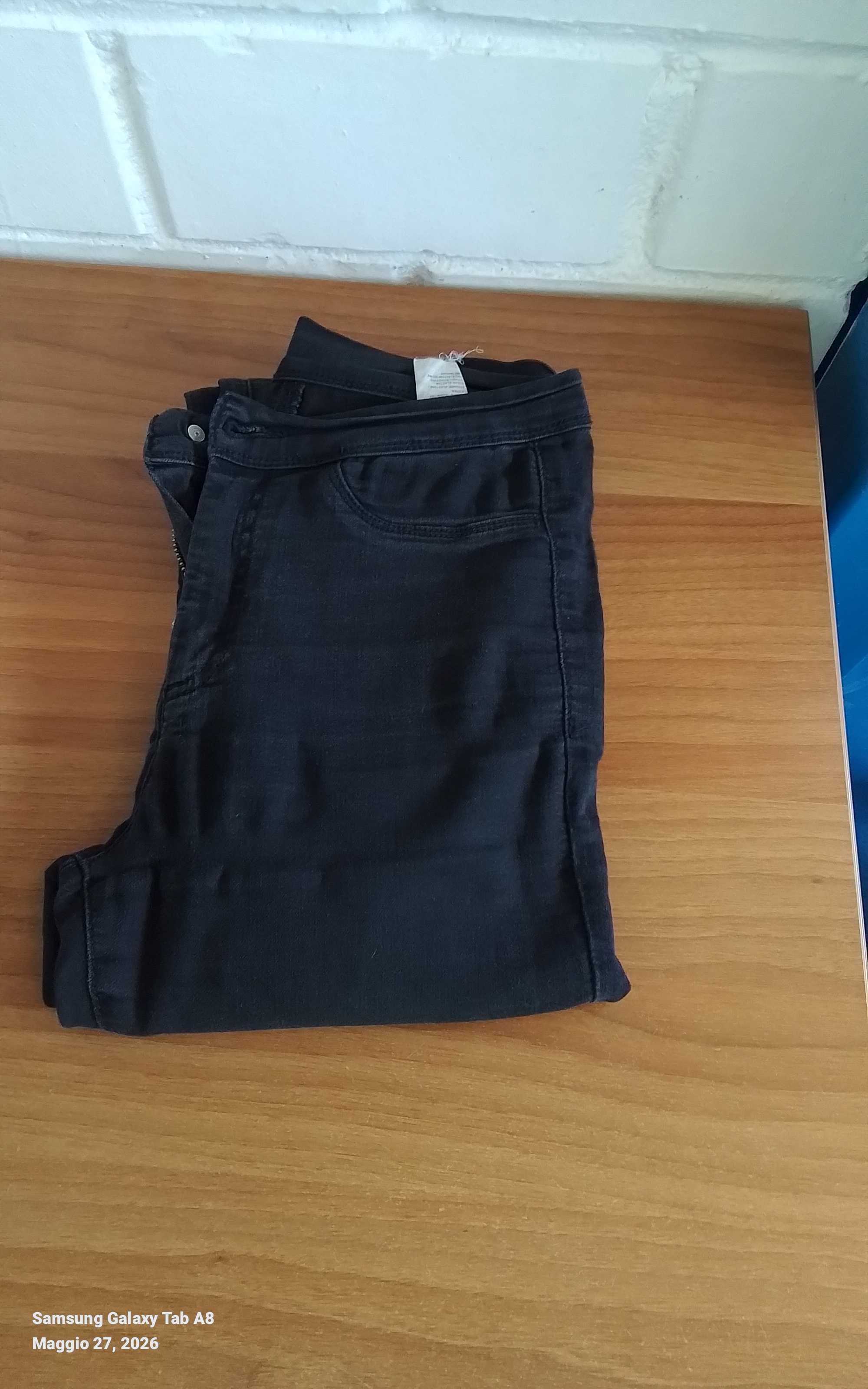 jeans nero donna tg xs