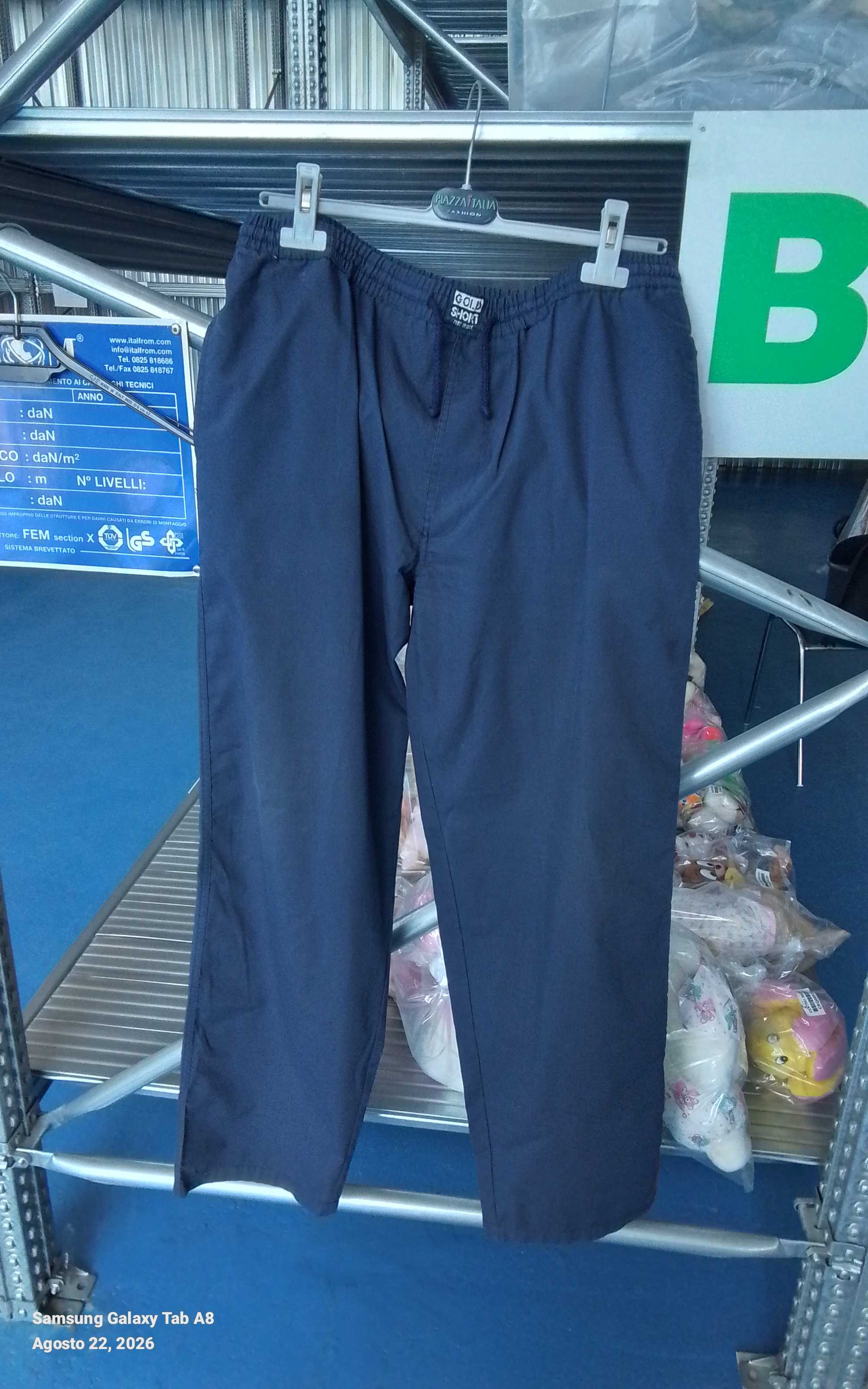 pantaloni unisex tg xl