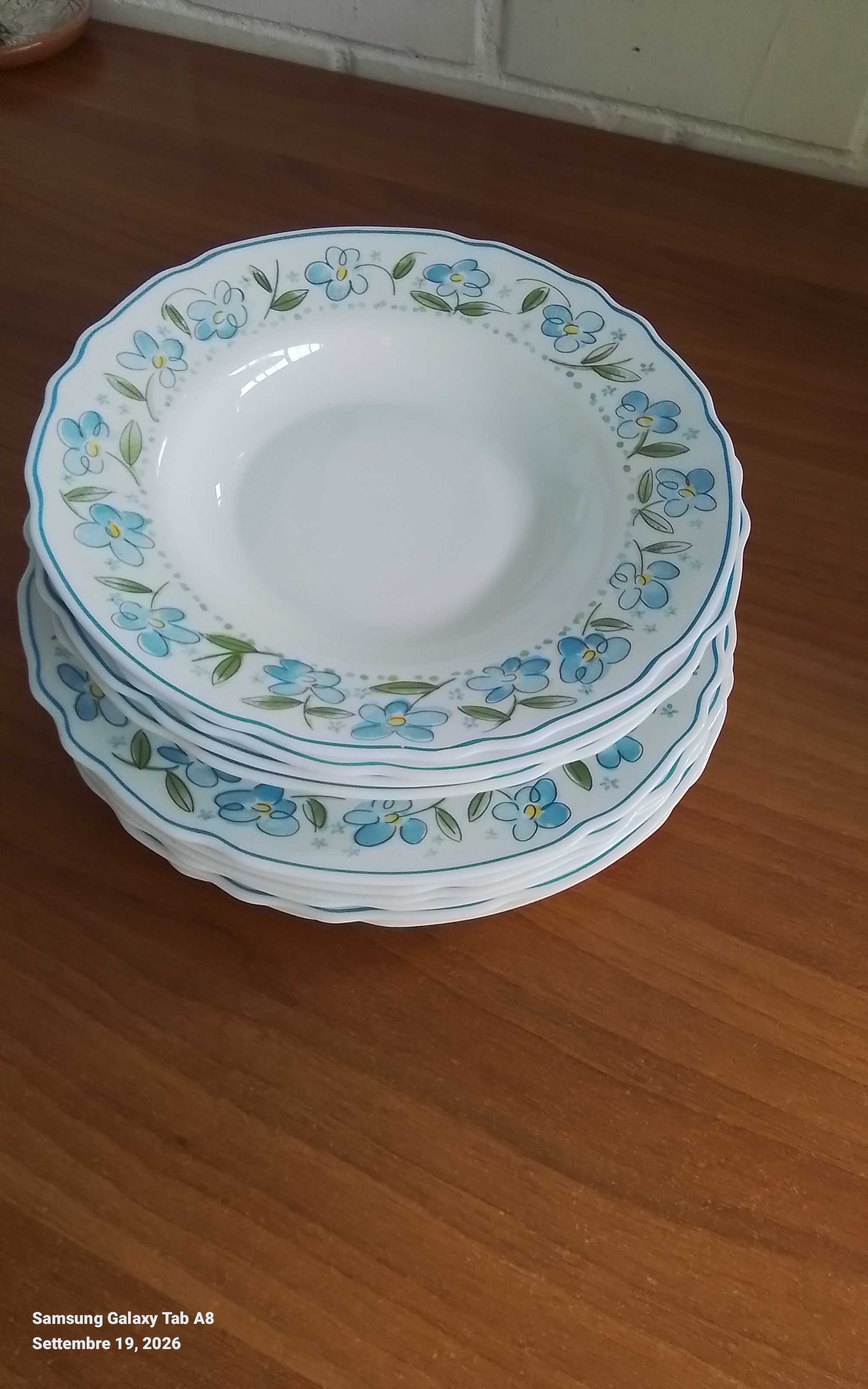 6 piatti piani 4 fondi