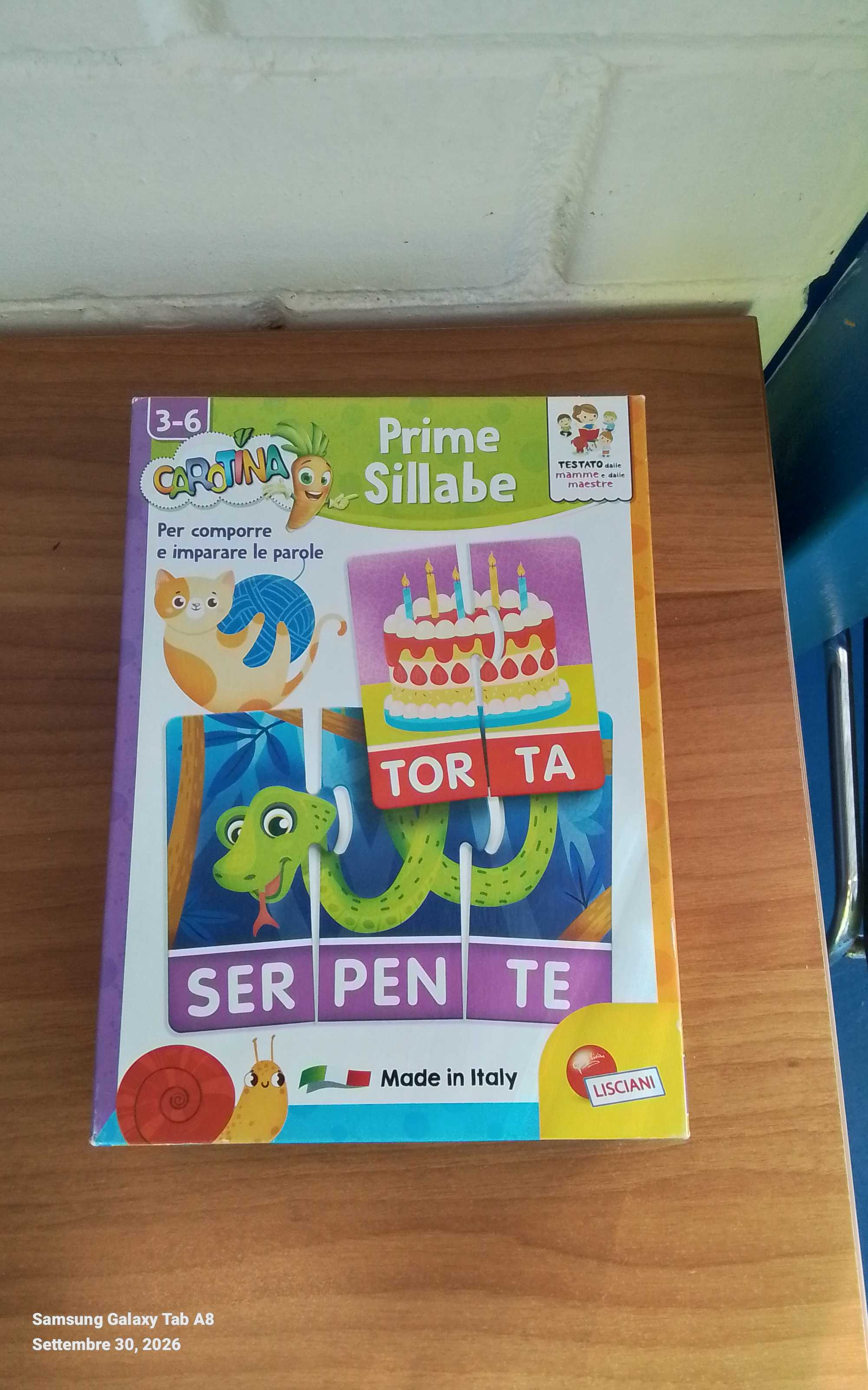 prime sillabe