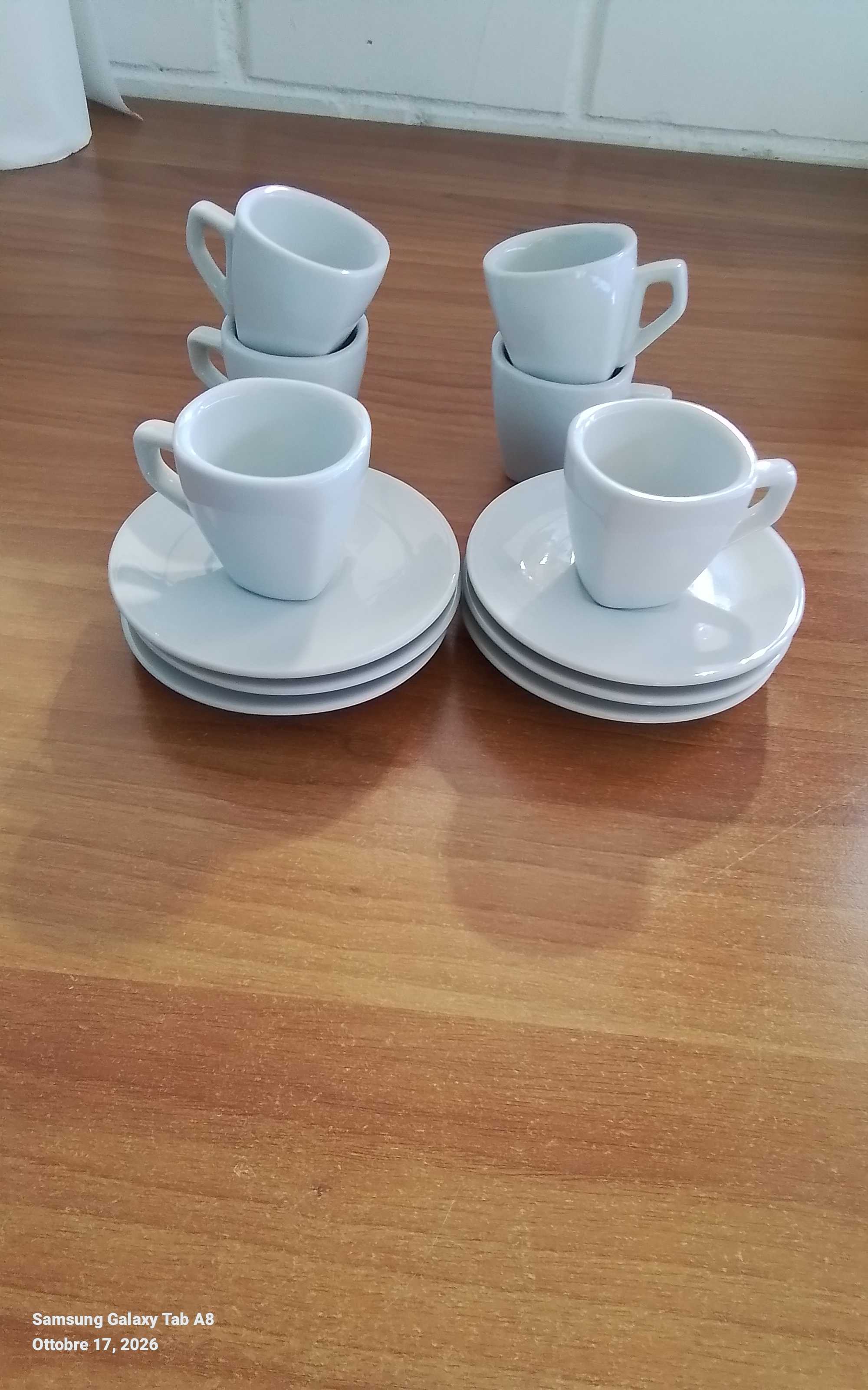 6 tazzine da caffè 