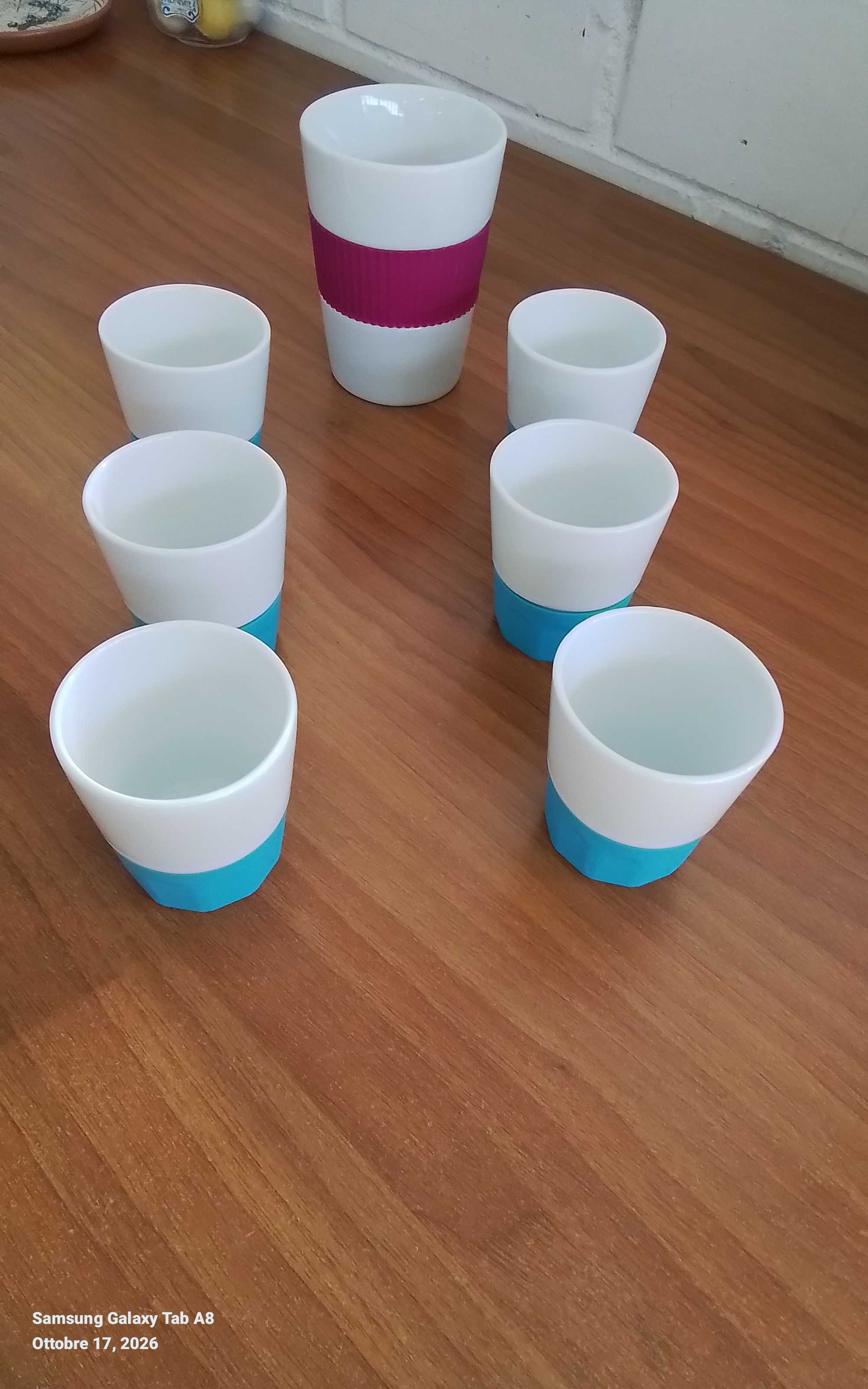  6 tazzine da caffè 