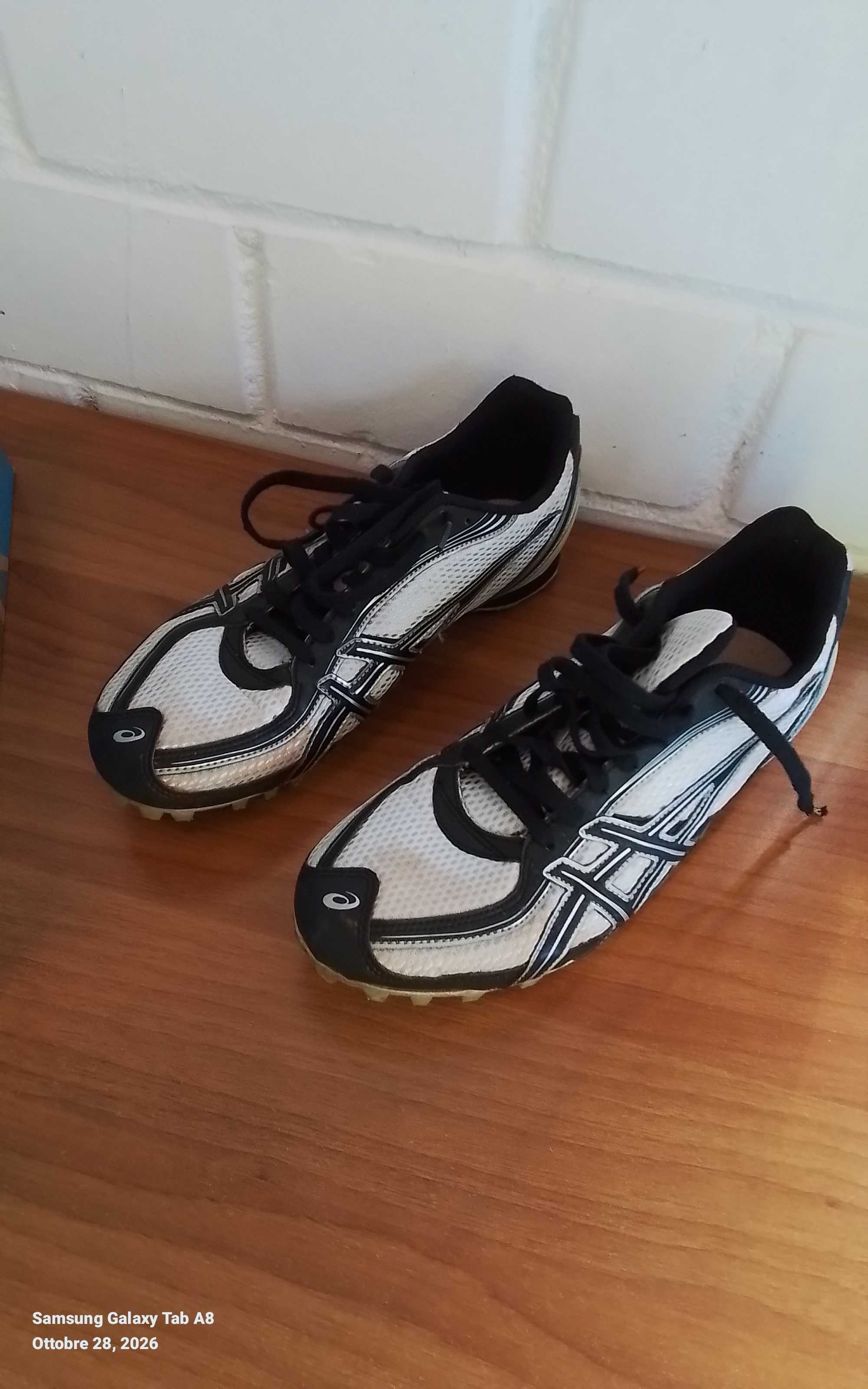 scarpe da atletica chiodate tg 42 e mezz0 